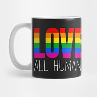 LGBT Pride Rainbow Love LGBTQ Pride Allyship Mug